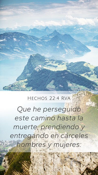 Hechos 22:4 RVA Bible Verse Image