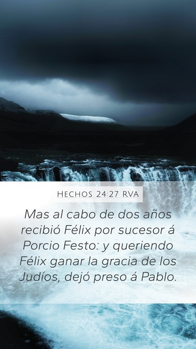 Hechos 24:27 RVA Bible Verse Image