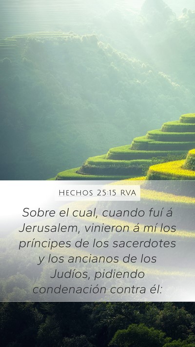 Hechos 25:15 RVA Bible Verse Image