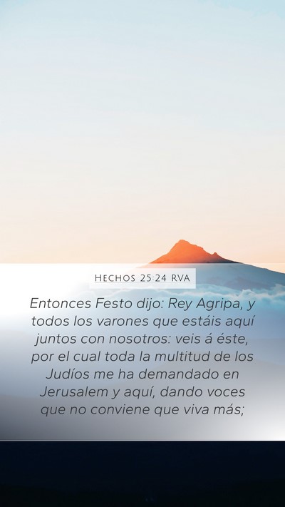 Hechos 25:24 RVA Bible Verse Image