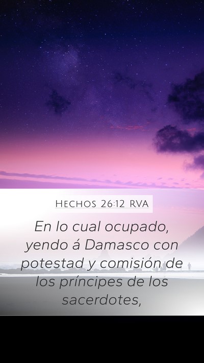Hechos 26:12 RVA Bible Verse Image