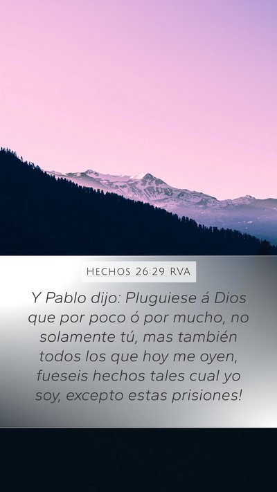 Hechos 26:29 RVA Bible Verse Image