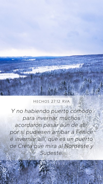 Hechos 27:12 RVA Bible Verse Image