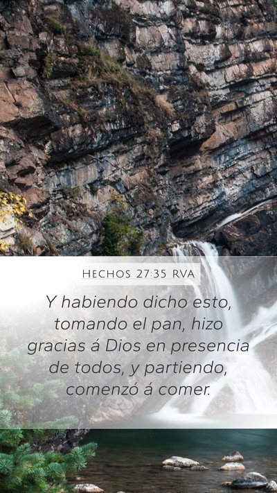 Hechos 27:35 RVA Bible Verse Image