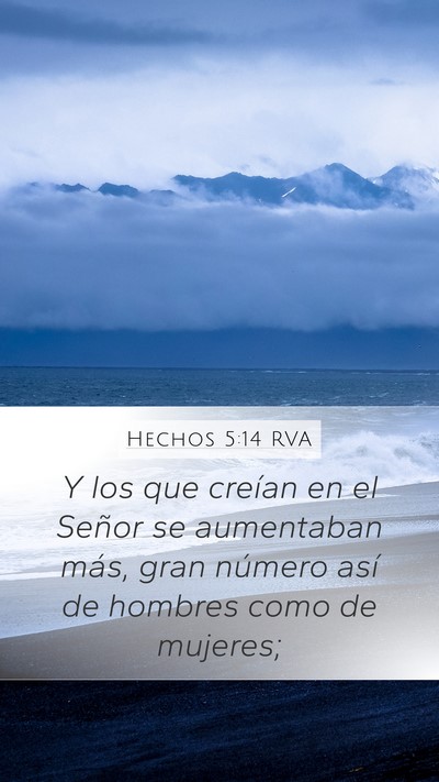 Hechos 5:14 RVA Bible Verse Image