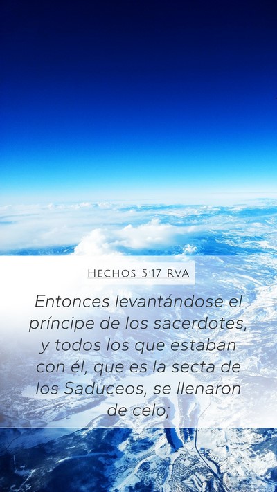 Hechos 5:17 RVA Bible Verse Image