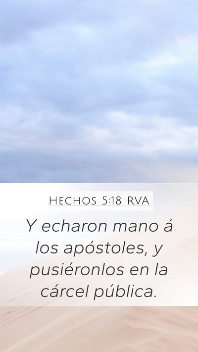 Hechos 5:18 RVA Bible Verse Image