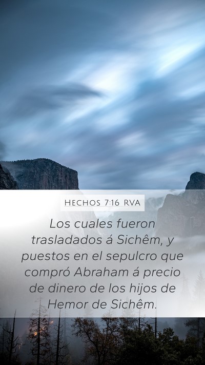 Hechos 7:16 RVA Bible Verse Image