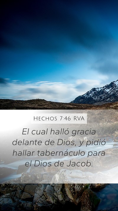 Hechos 7:46 RVA Bible Verse Image