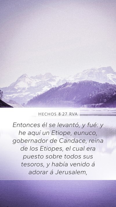 Hechos 8:27 RVA Bible Verse Image