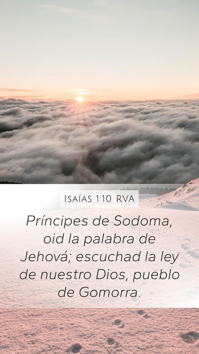Isaías 1:10 RVA Bible Verse Image
