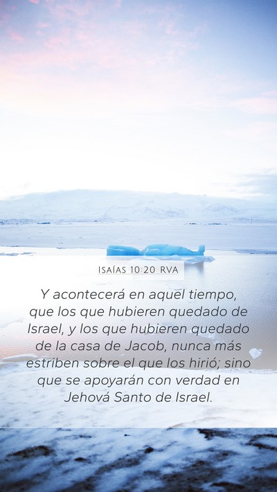 Isaías 10:20 RVA Bible Verse Image