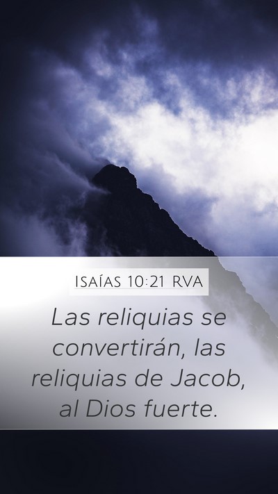Isaías 10:21 RVA Bible Verse Image