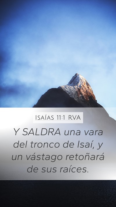 Isaías 11:1 RVA Bible Verse Image