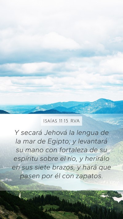 Isaías 11:15 RVA Bible Verse Image