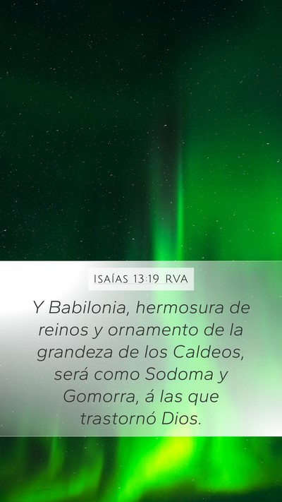 Isaías 13:19 RVA Bible Verse Image