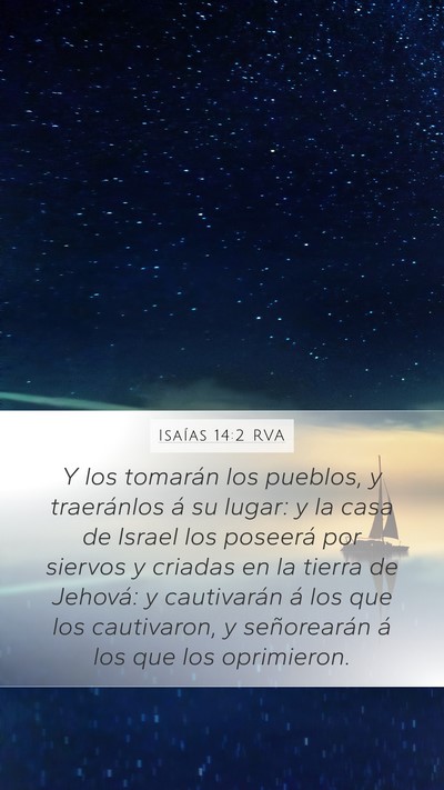 Isaías 14:2 RVA Bible Verse Image