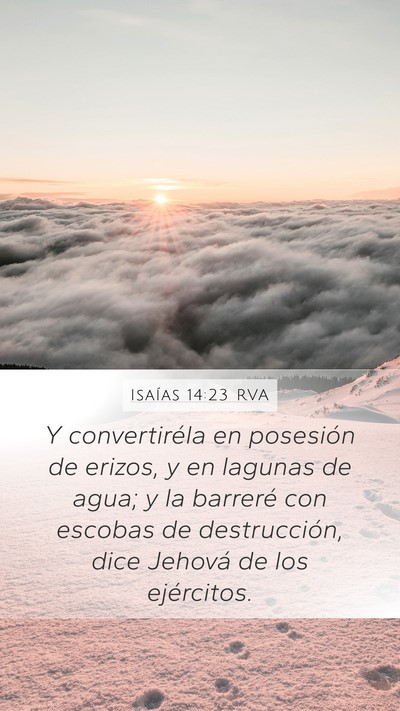 Isaías 14:23 RVA Bible Verse Image