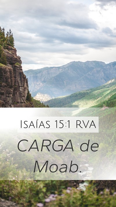 Isaías 15:1 RVA Bible Verse Image
