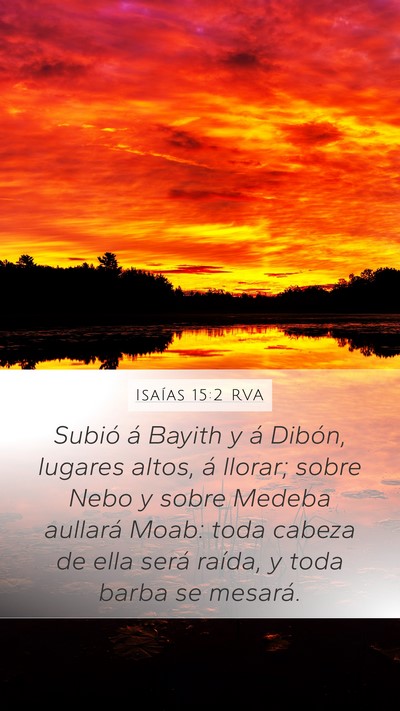 Isaías 15:2 RVA Bible Verse Image