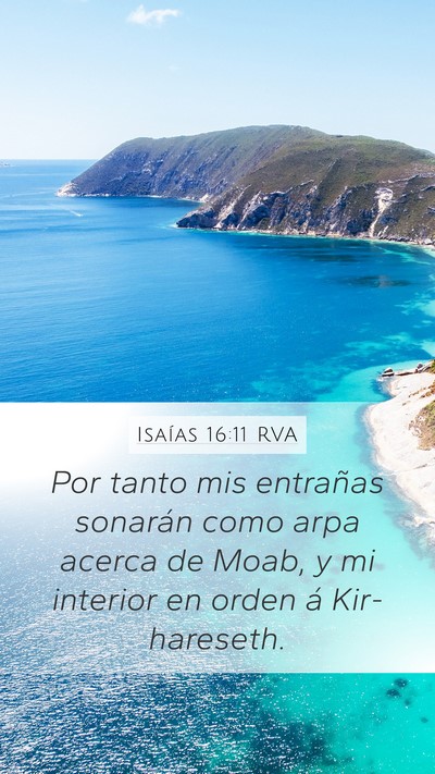 Isaías 16:11 RVA Bible Verse Image