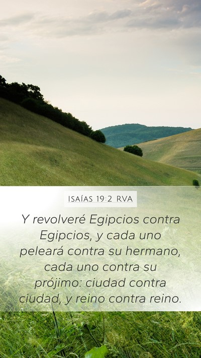Isaías 19:2 RVA Bible Verse Image