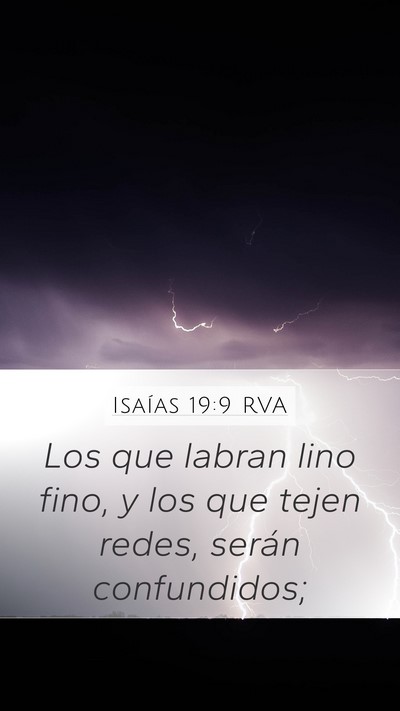Isaías 19:9 RVA Bible Verse Image