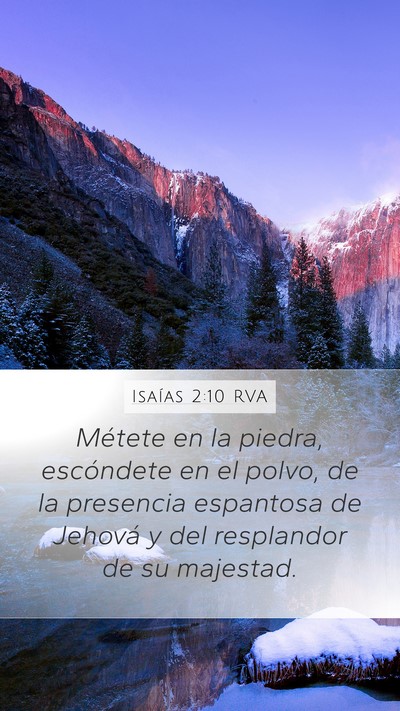 Isaías 2:10 RVA Bible Verse Image