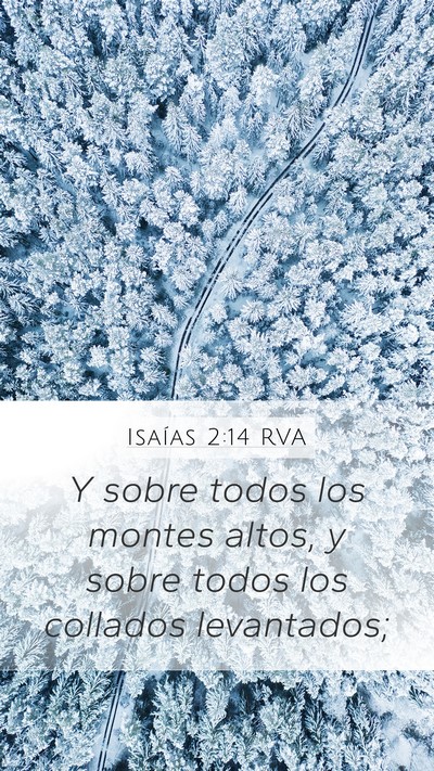 Isaías 2:14 RVA Bible Verse Image
