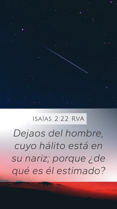 Isaías 2:22 RVA Bible Verse Image