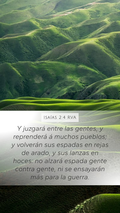 Isaías 2:4 RVA Bible Verse Image