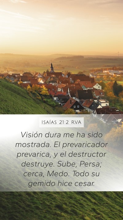 Isaías 21:2 RVA Bible Verse Image