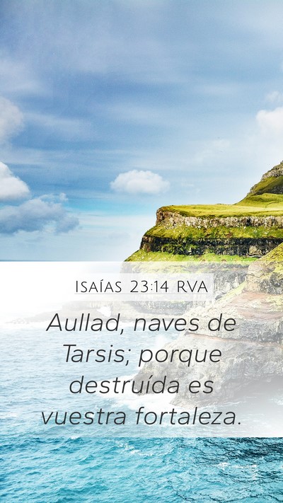 Isaías 23:14 RVA Bible Verse Image