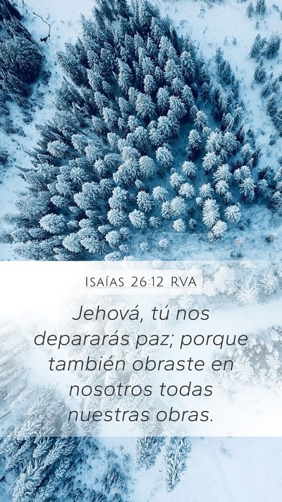 Isaías 26:12 RVA Bible Verse Image