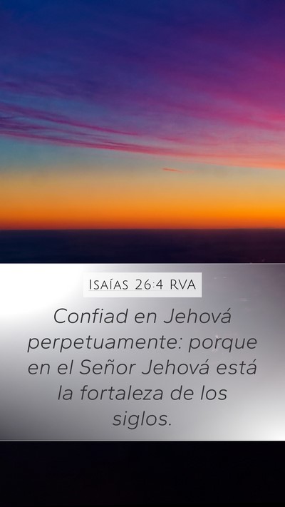 Isaías 26:4 RVA Bible Verse Image
