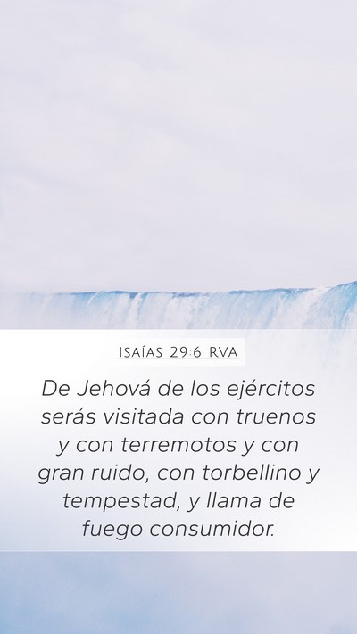 Isaías 29:6 RVA Bible Verse Image