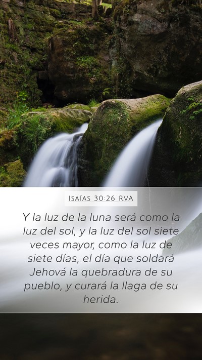 Isaías 30:26 RVA Bible Verse Image