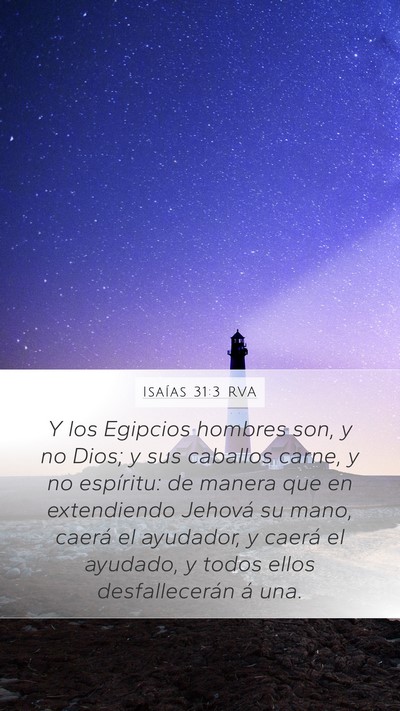 Isaías 31:3 RVA Bible Verse Image