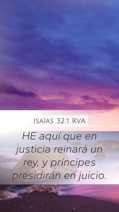 Isaías 32:1 RVA Bible Verse Image
