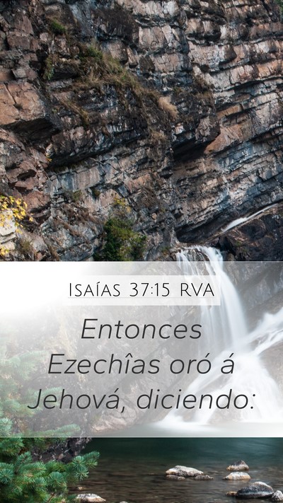 Isaías 37:15 RVA Bible Verse Image