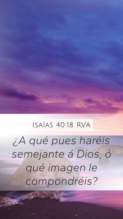 Isaías 40:18 RVA Bible Verse Image