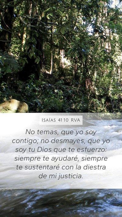 Isaías 41:10 RVA Bible Verse Image
