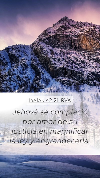 Isaías 42:21 RVA Bible Verse Image
