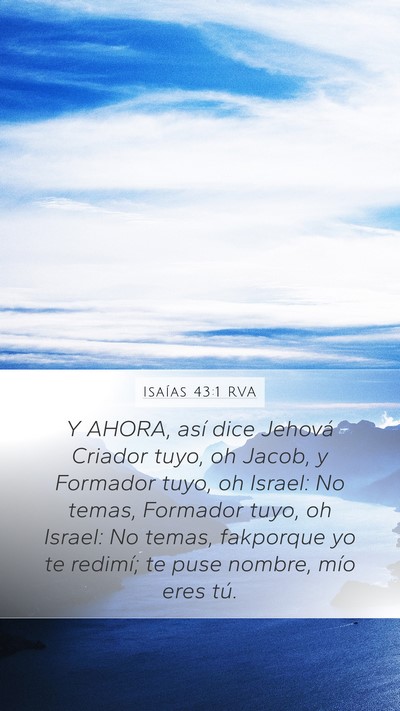 Isaías 43:1 RVA Bible Verse Image