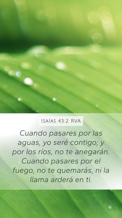 Isaías 43:2 RVA Bible Verse Image