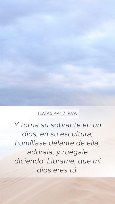 Isaías 44:17 RVA Bible Verse Image