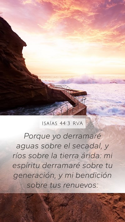 Isaías 44:3 RVA Bible Verse Image
