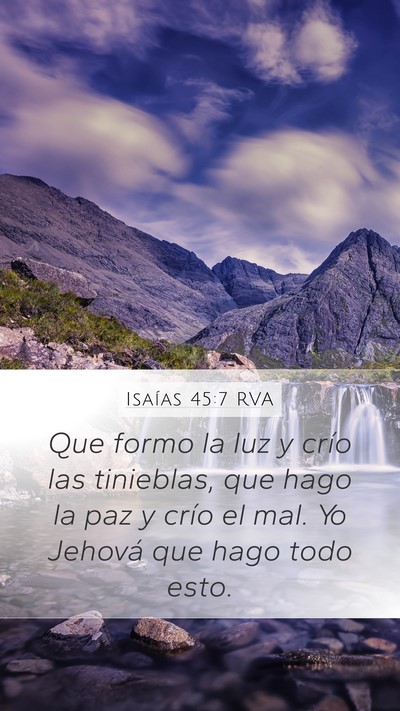 Isaías 45:7 RVA Bible Verse Image