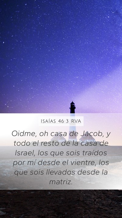 Isaías 46:3 RVA Bible Verse Image