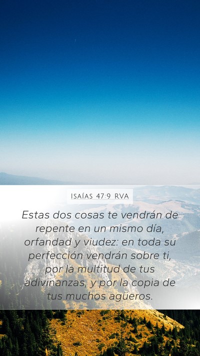 Isaías 47:9 RVA Bible Verse Image
